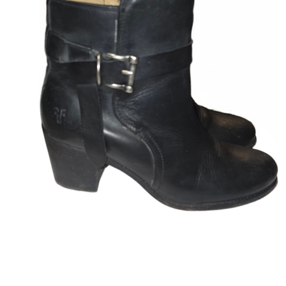 Frye Black Leather Boots